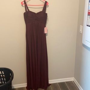 Birdy grey bridesmaid dress in Cabernet